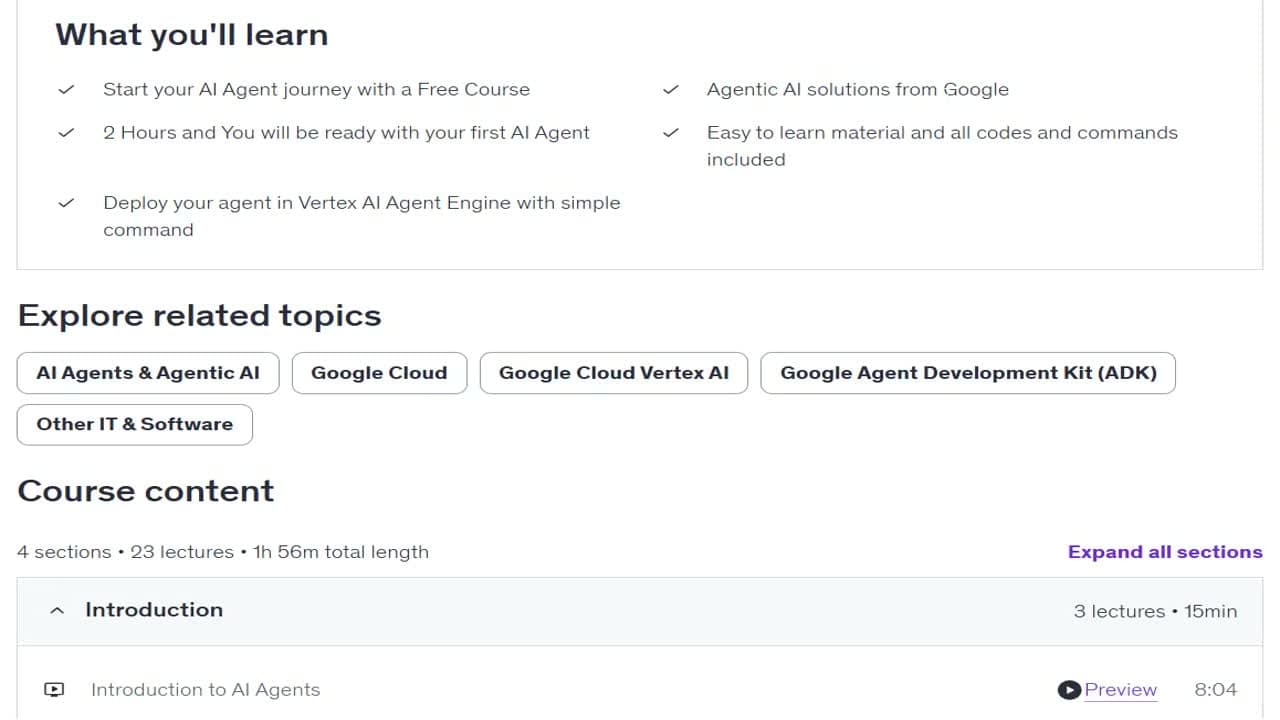 AI Apps - Agentic AI with Google Agent Development Kit (ADK)
